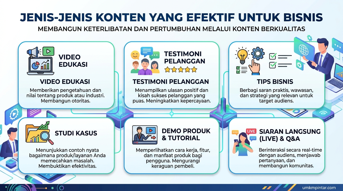 Jenis-Jenis Konten yang Efektif untuk Bisnis