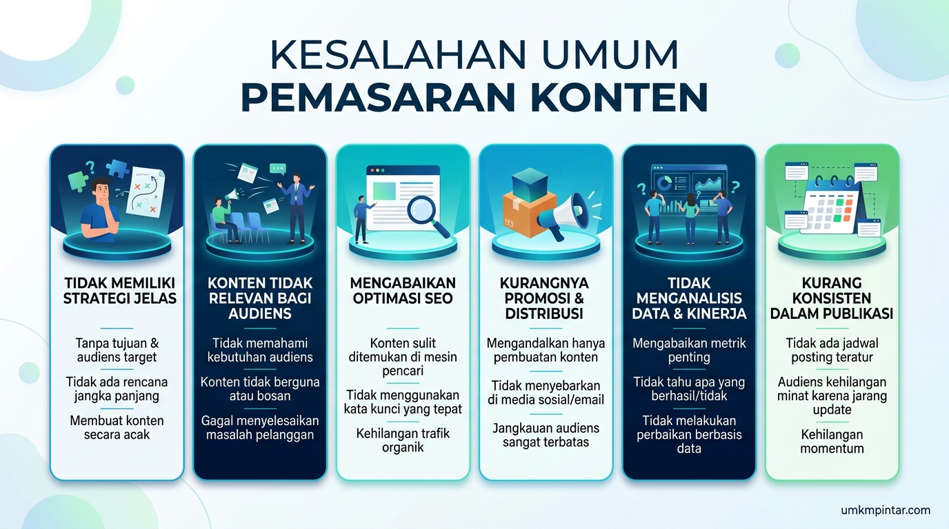 Kesalahan Content Marketing yang Sering Terjadi