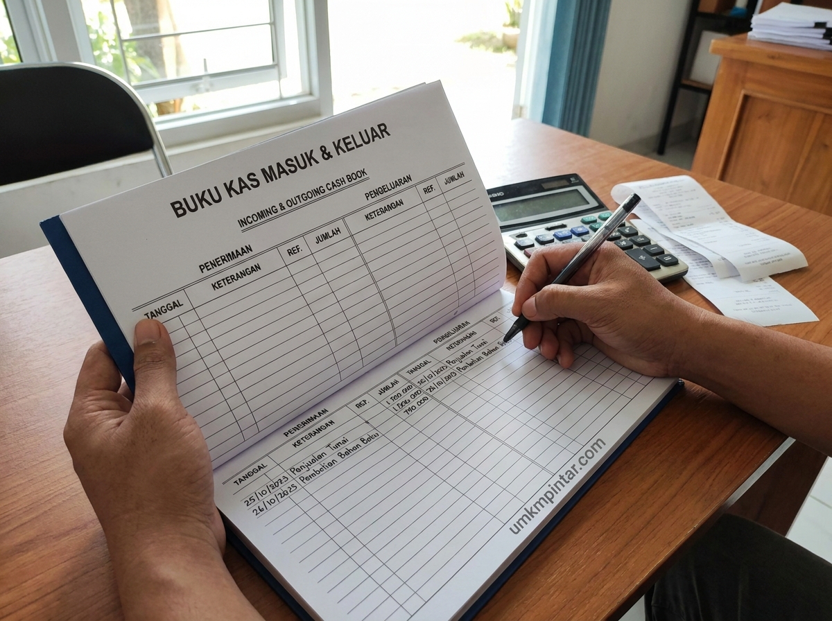 Membuat Buku Kas Masuk dan Keluar