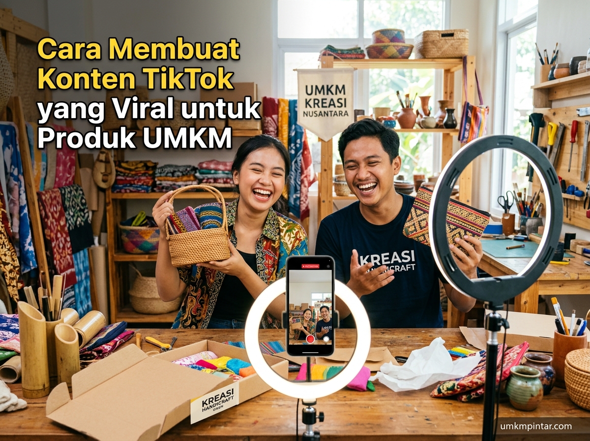 Cara Membuat Konten TikTok yang Viral untuk Produk UMKM