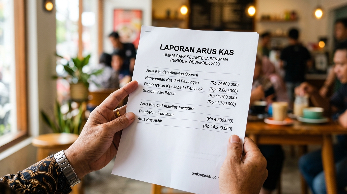 Contoh Laporan Cash Flow UMKM