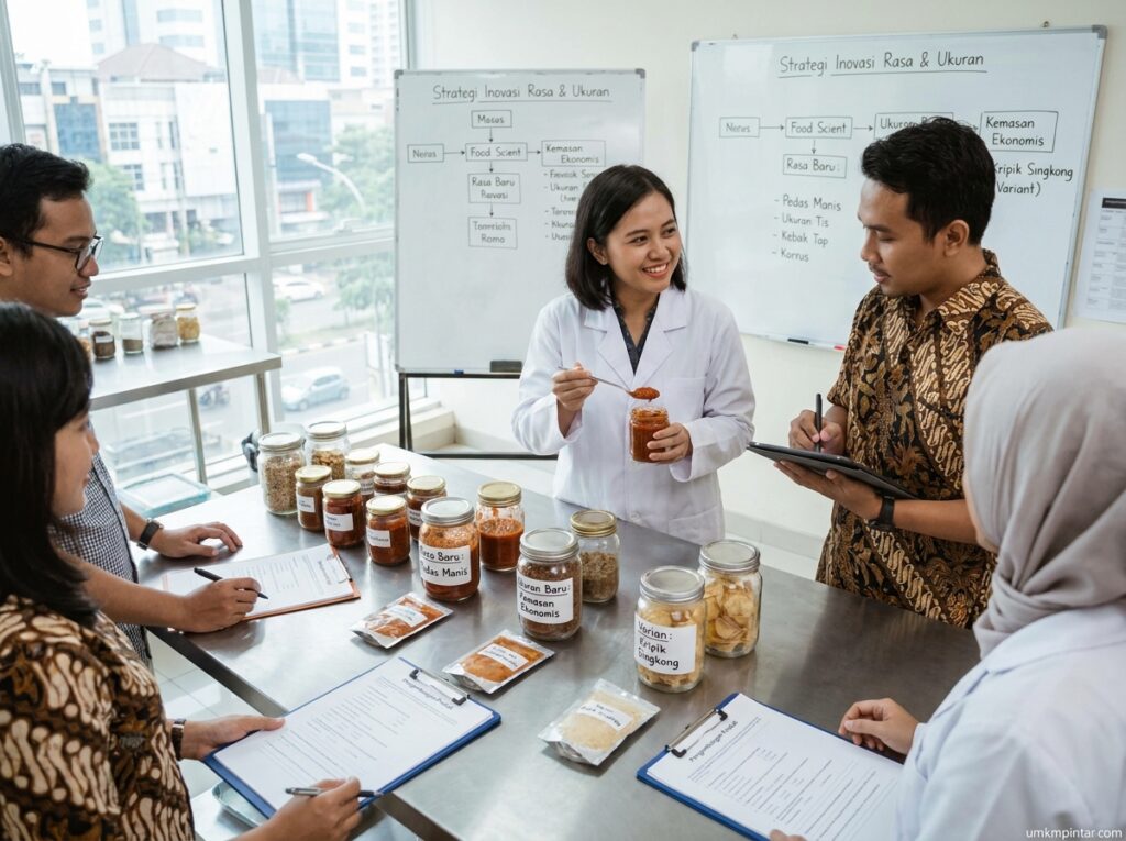 Mengembangkan Varian Rasa atau Ukuran Produk Baru