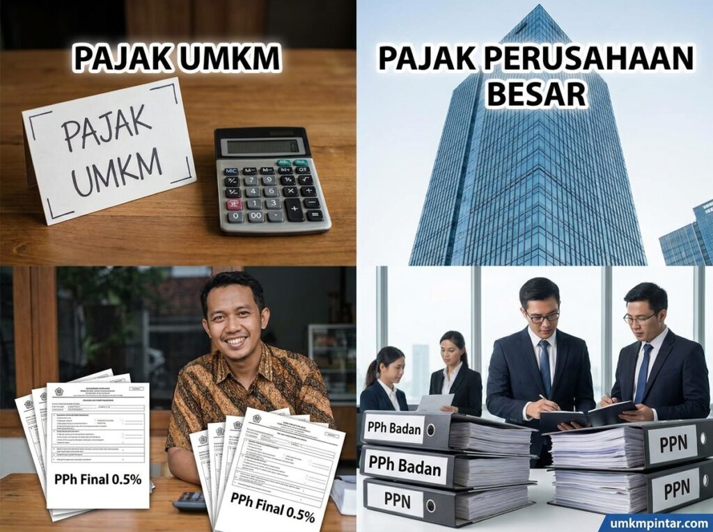 Pajak UMKM dan Pajak Perusahaan Besar