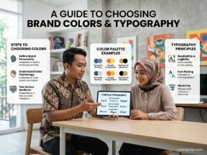 Panduan Praktis dalam Memilih Warna serta Tipografi yang Mendukung Karakter Brand