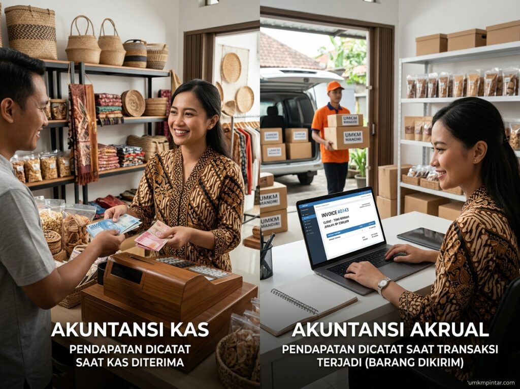 Perbedaan Akuntansi Kas dan Akuntansi Akrual untuk UMKM