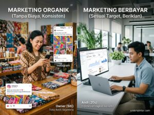 Perbedaan Marketing Organik dan Berbayar untuk Menunjang Bisnis Kecil